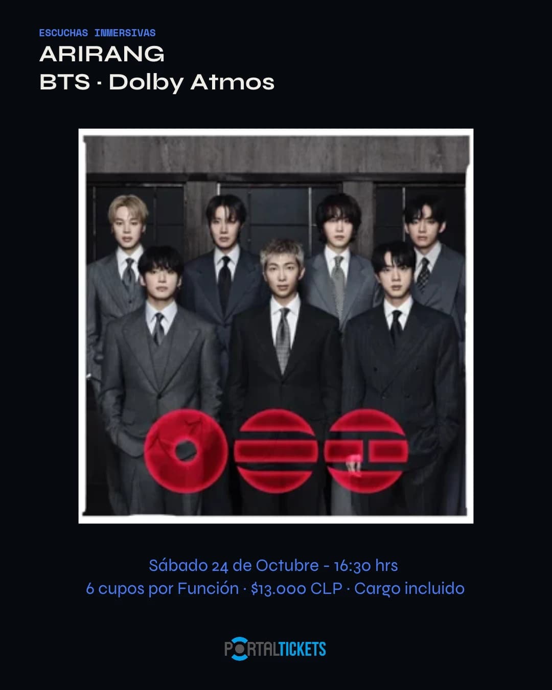 Arirang · BTS · Escuchas Inmersivas en Estudio Serena