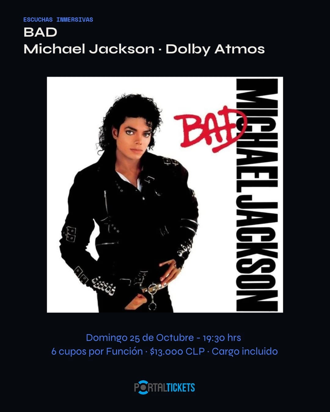 Bad · Michael Jackson · Escuchas Inmersivas en Estudio Serena