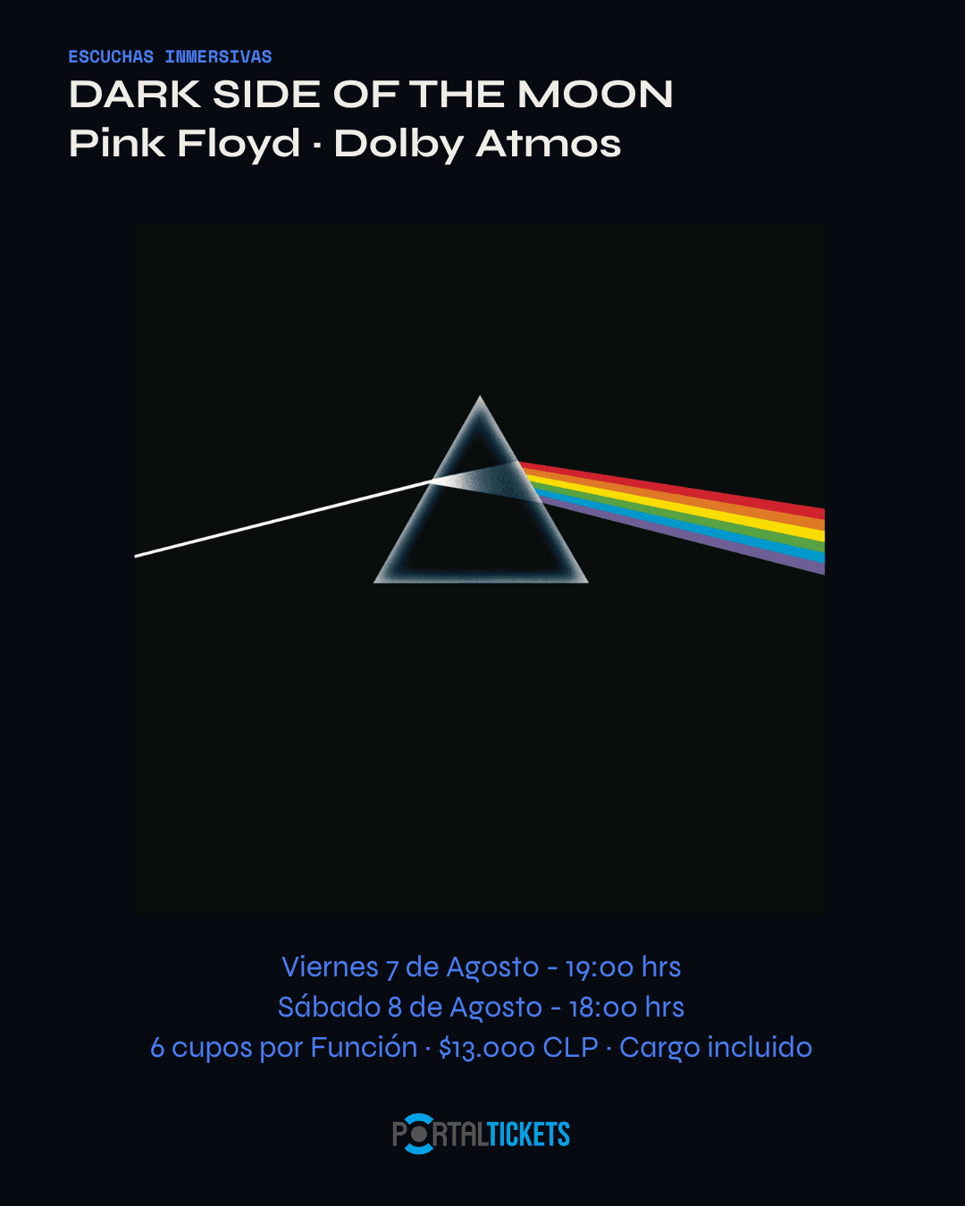 The Dark Side of the Moon · Escuchas Inmersivas en Estudio Serena