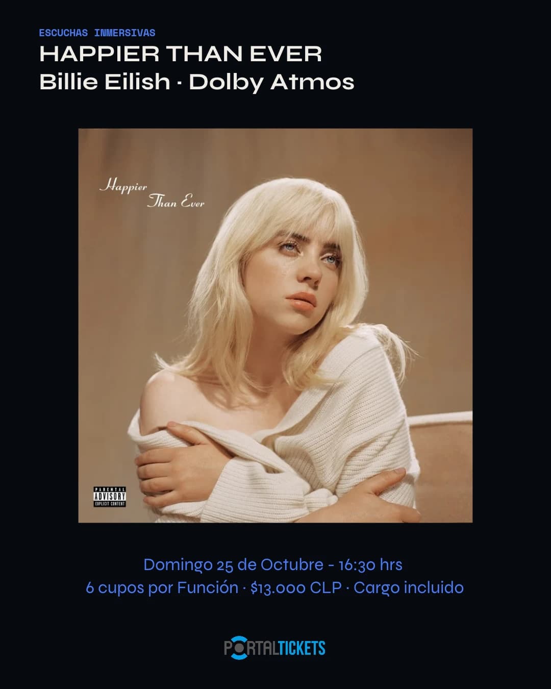 Happier Than Ever · Billie Eilish · Escuchas Inmersivas en Estudio Serena