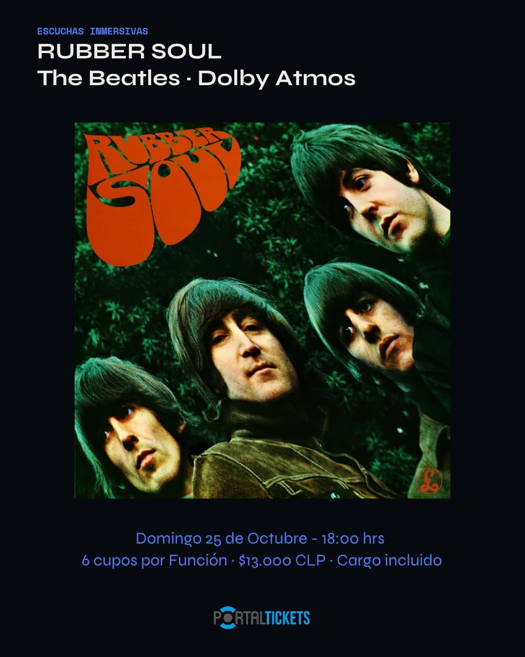 Rubber Soul · The Beatles · Escuchas Inmersivas en Estudio Serena